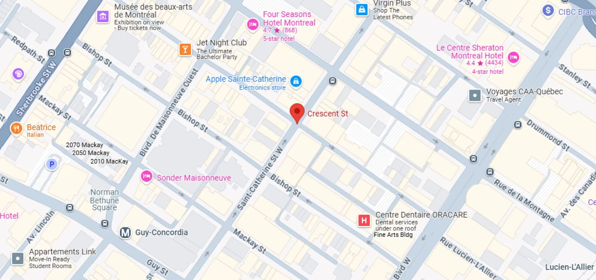 Office location map